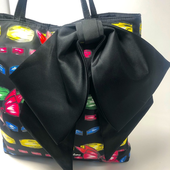 NEW Brighton Colorful Take A Beau Big Bow Tote Bag - Picture 3 of 8